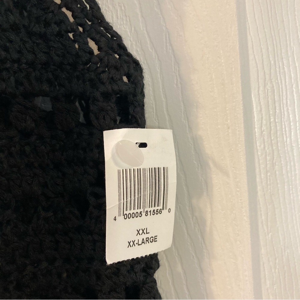 Rare Kingdom Couture by Disney Parks  Minnie Mouse Black Crochet Fringe Vest XXL - Picture 8 of 11